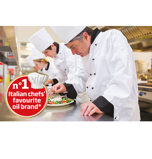 Italian chefs' favourite oil brand